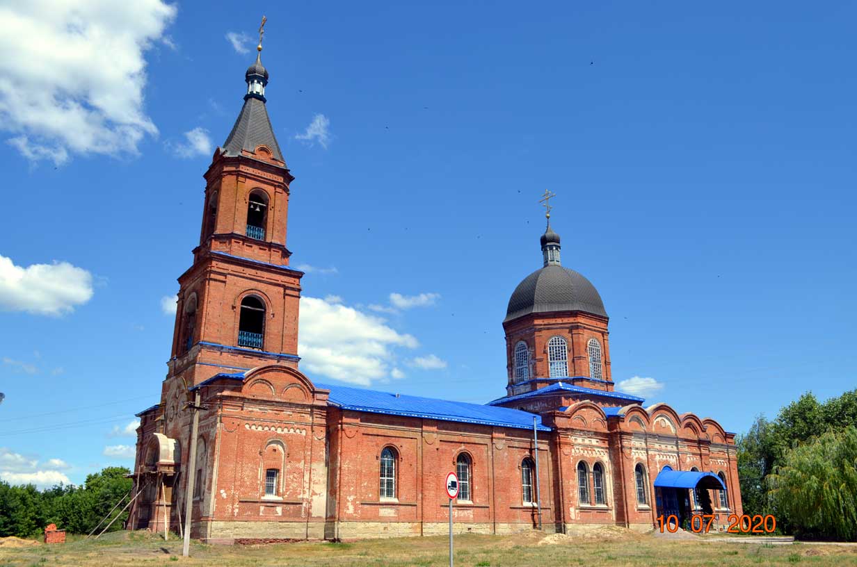 Храм Казанской иконы Божией Матери в с. Октябрьское Воронежской области