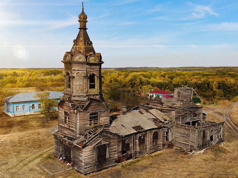 Никольский храм с. Тюковка Воронежской области